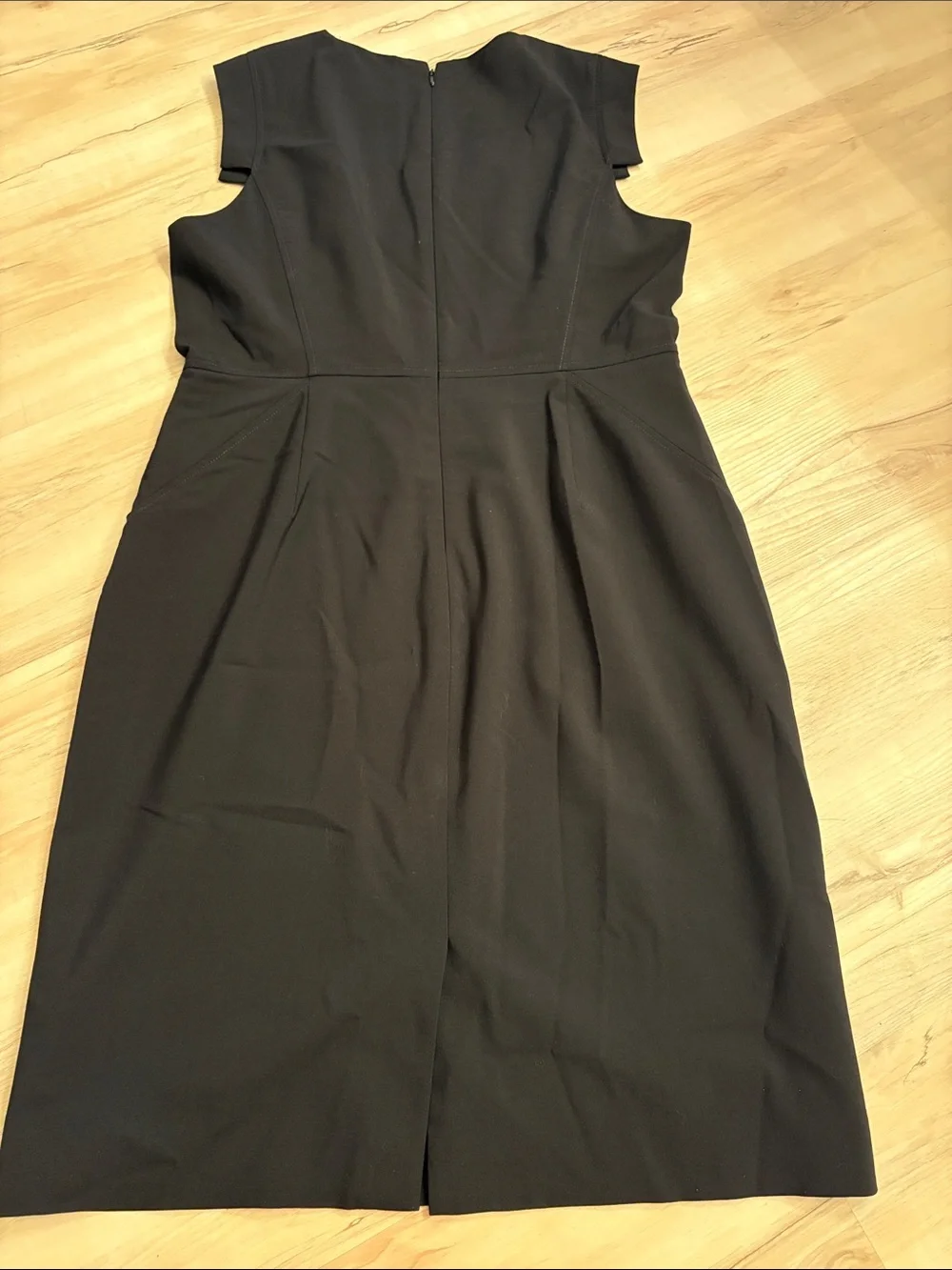 J.Crew New Resume Dress Italian Wool Blend Black Size 14 business casual office